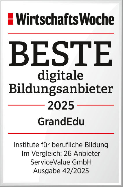 GrandEdu gehört zu den Besten digitalen Bildungsanbietern 2025